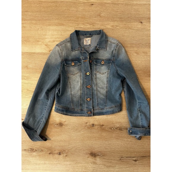 Love tree denim jacket size Medium - Picture 3 of 5